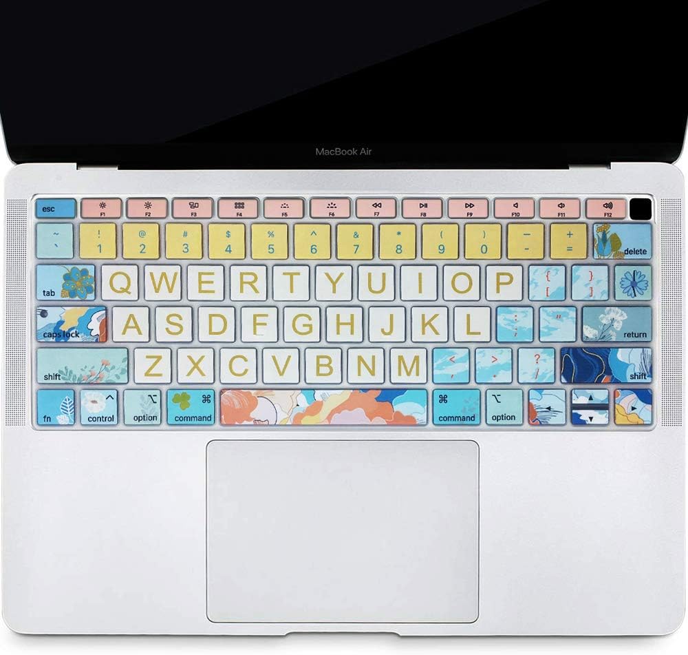 Amazon.com: SANFORIN Keyboard Cover Protector for Apple MacBook Air 13 ...