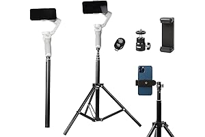 2-in-1 Extending Tripod: A Perfect Partner for Your DJI OM4 SE 5/Osmo...