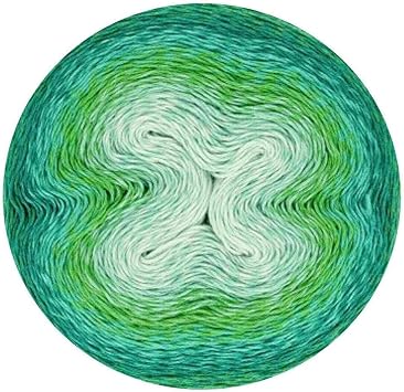 Scheepjes Yarn - Woolly Whirl - 220 g / 8 oz, 1000 m / 1111 Yards 475 - Melting Mint Centre