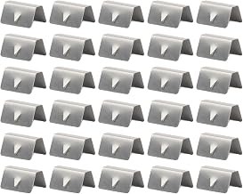 30pcs Car Wind Deflector Clips - Stainless Steel Windshield Fixing Clips, Universal Accessories for Rain Channel and Air Deflector