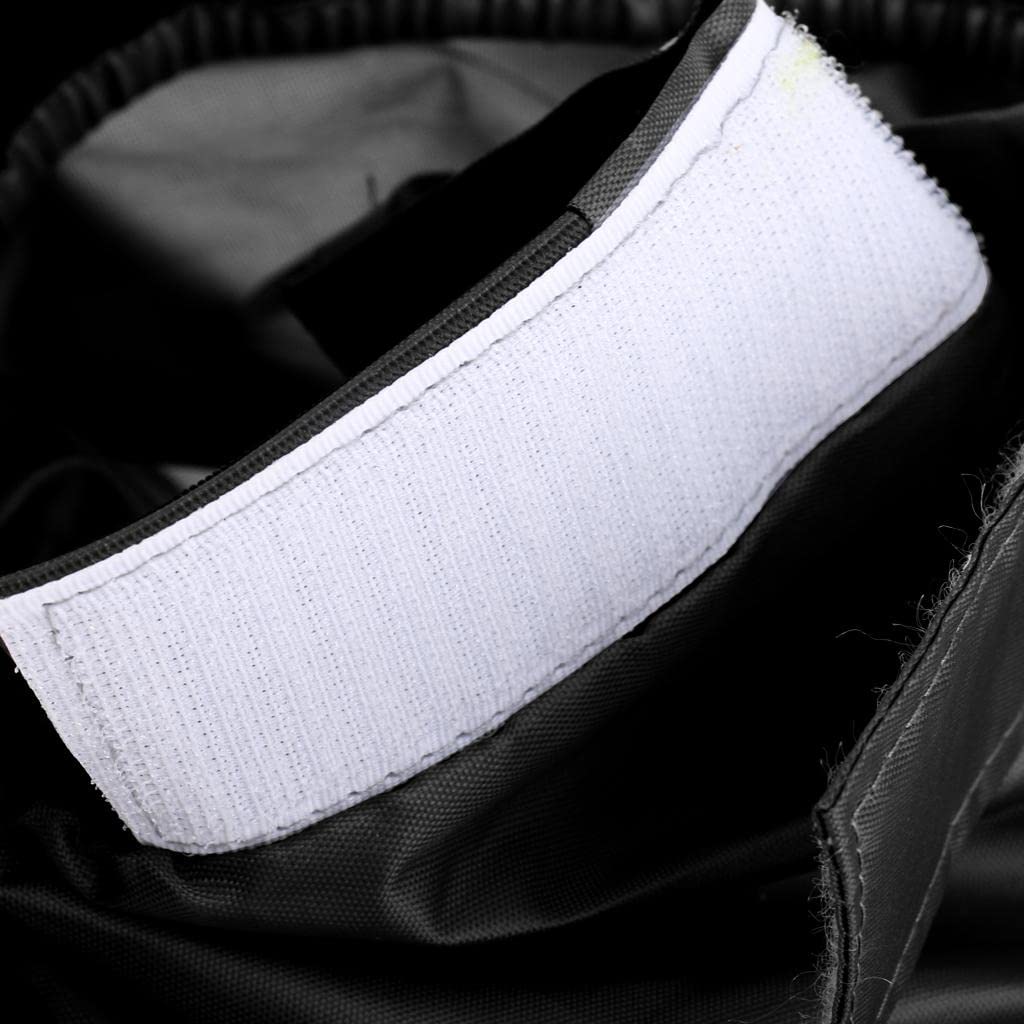 Generic Universel Jupe de Kayak Réglable Etanche en Nylon Couverture Bateau Jupette Canoë pour Sports Nautiques - Noir, Taille Unique