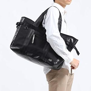 Amazon | [ポーター] HEAT ヒート トートバッグ 703-06972 ブラック/10