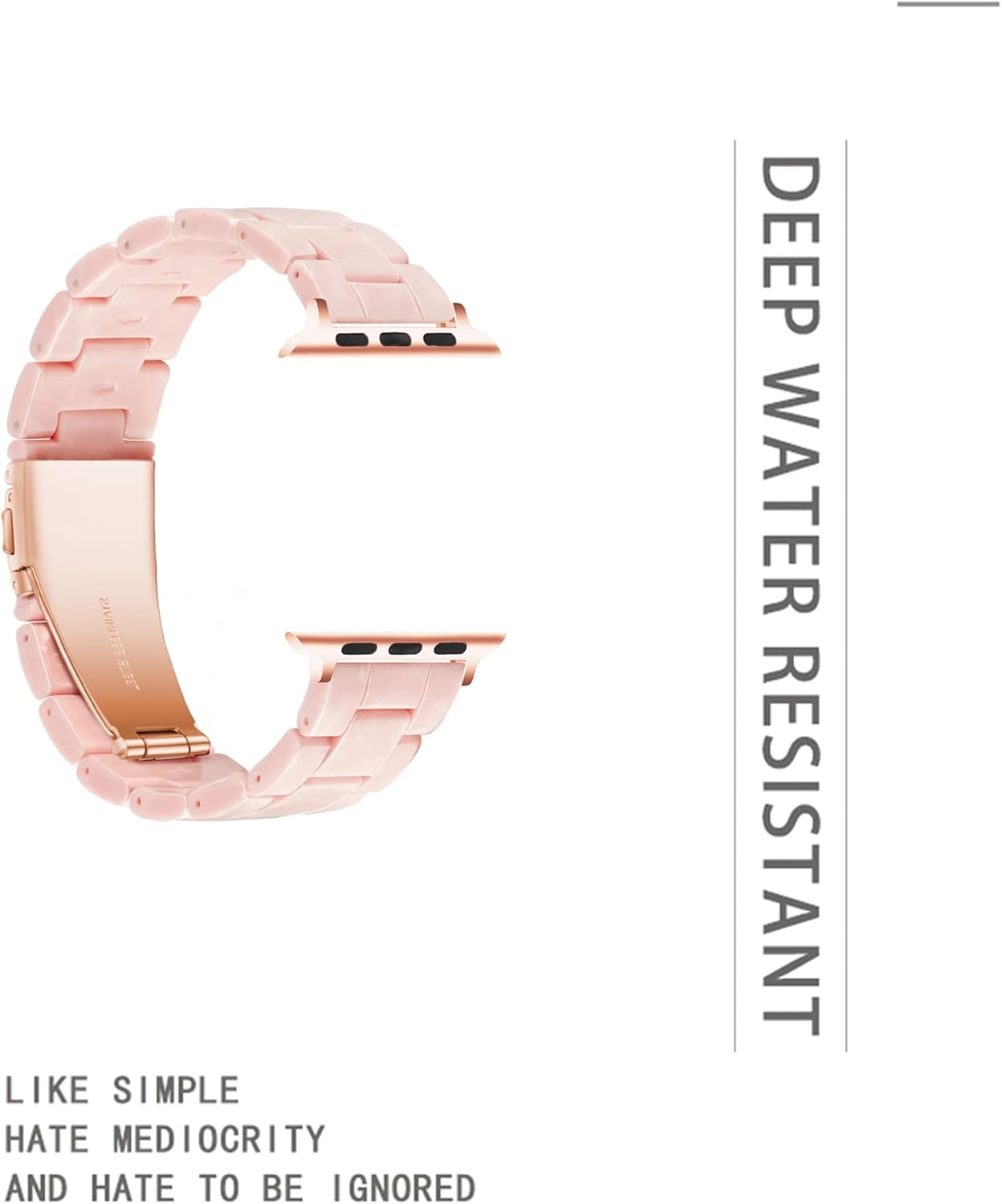 Light House Apple Watch Bands-Fashion Lightweight Resin iWatch Bands for Women Men 38mm/40mm/41mm/42mm(Series 11 10), 49mm/46mm/45mm/44mm/42mm(S 3 2 1), Compatible with Apple Watch Series 11 SE 10 9 8 7 6 5 4 3 Ultra