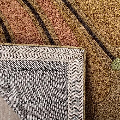 Image of Carpet Mahal Handmade Handwoven Tufted Made of 100% Soft Blended Wool Export Quality Carpets with 1 Inch Thickness (12x15 Feet) Color Multi