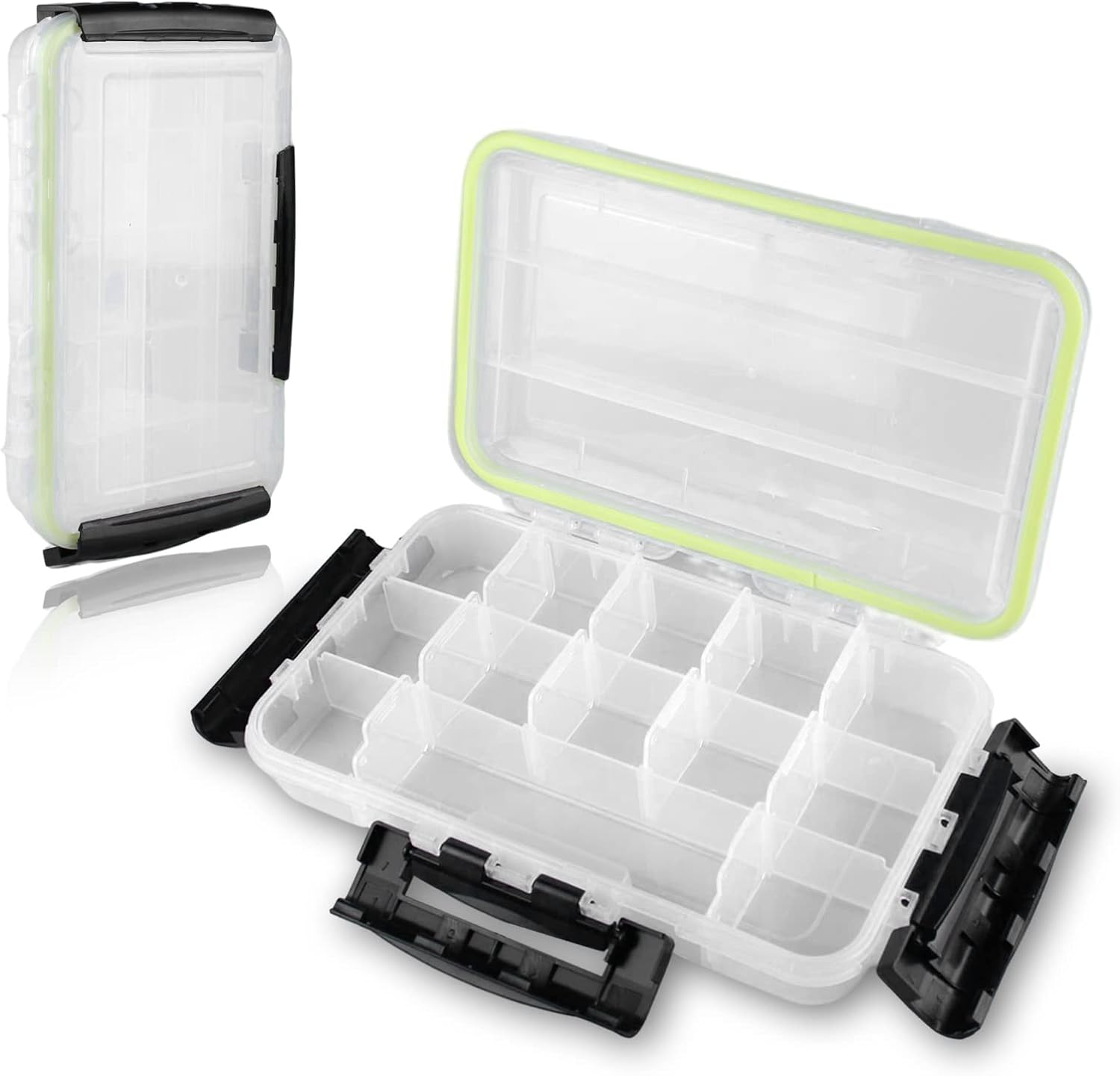 2 Pack Fishing Tackle Box Organizer 3600 Tackle Tray