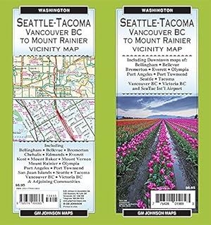 Seattle/Tacoma & Vicinity, Washington Regional Map