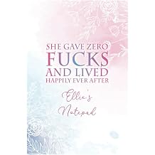 Ellie Personalised Sweary Notebook Funny Gift for Ellie - Customized Name Gift Journal 110 Pages, Vintage Design, Cool Present for Ellie