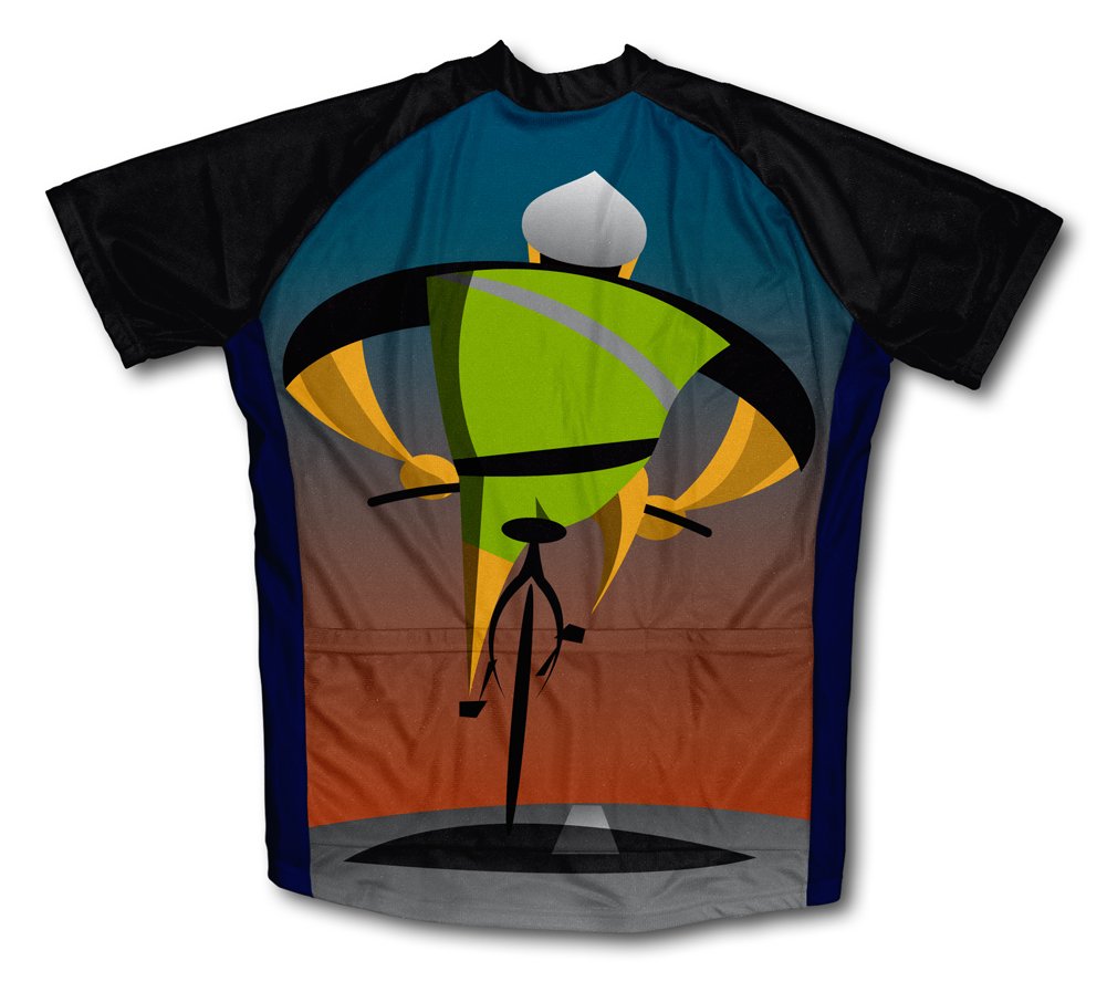 ScudoPro Unstoppable Short Sleeve Cycling Jersey for Youth - Size M Blue