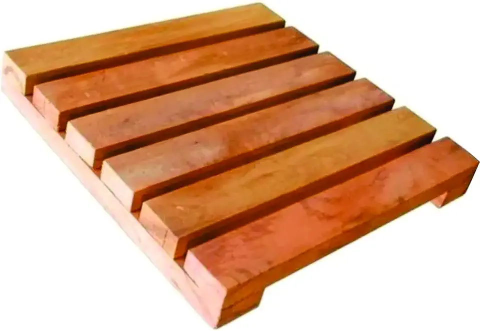 Deck De Madeira Modular 30x30 Cm Réguas 4 Cm Sem Pintura NeonX