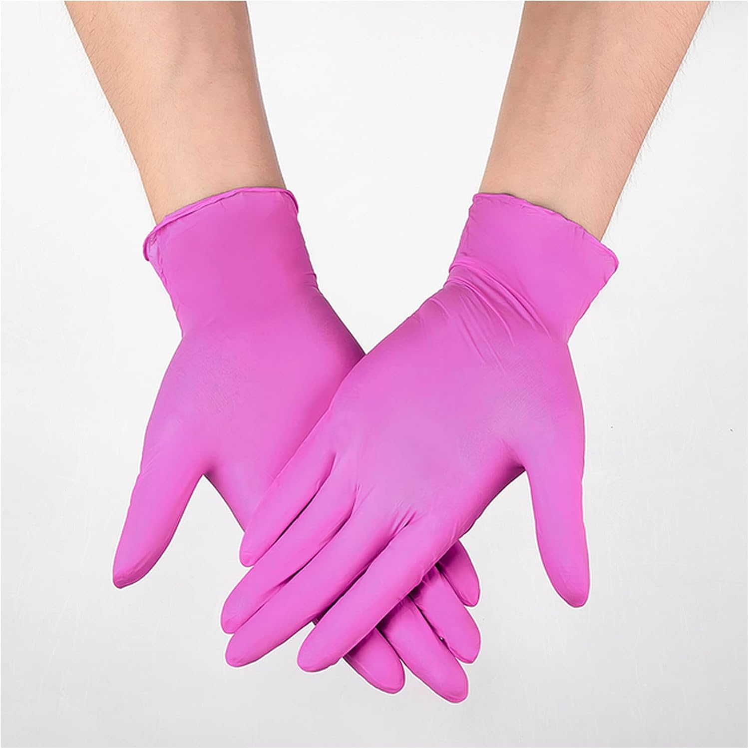 Nitrile Synethtic Gloves Blue 100pcs Food Grade Waterproof Allergy Free Work Safety Household Mechanic Kitchen