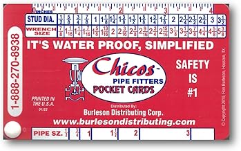 CHICO'S PIPE FITTER'S POCKET CARDS