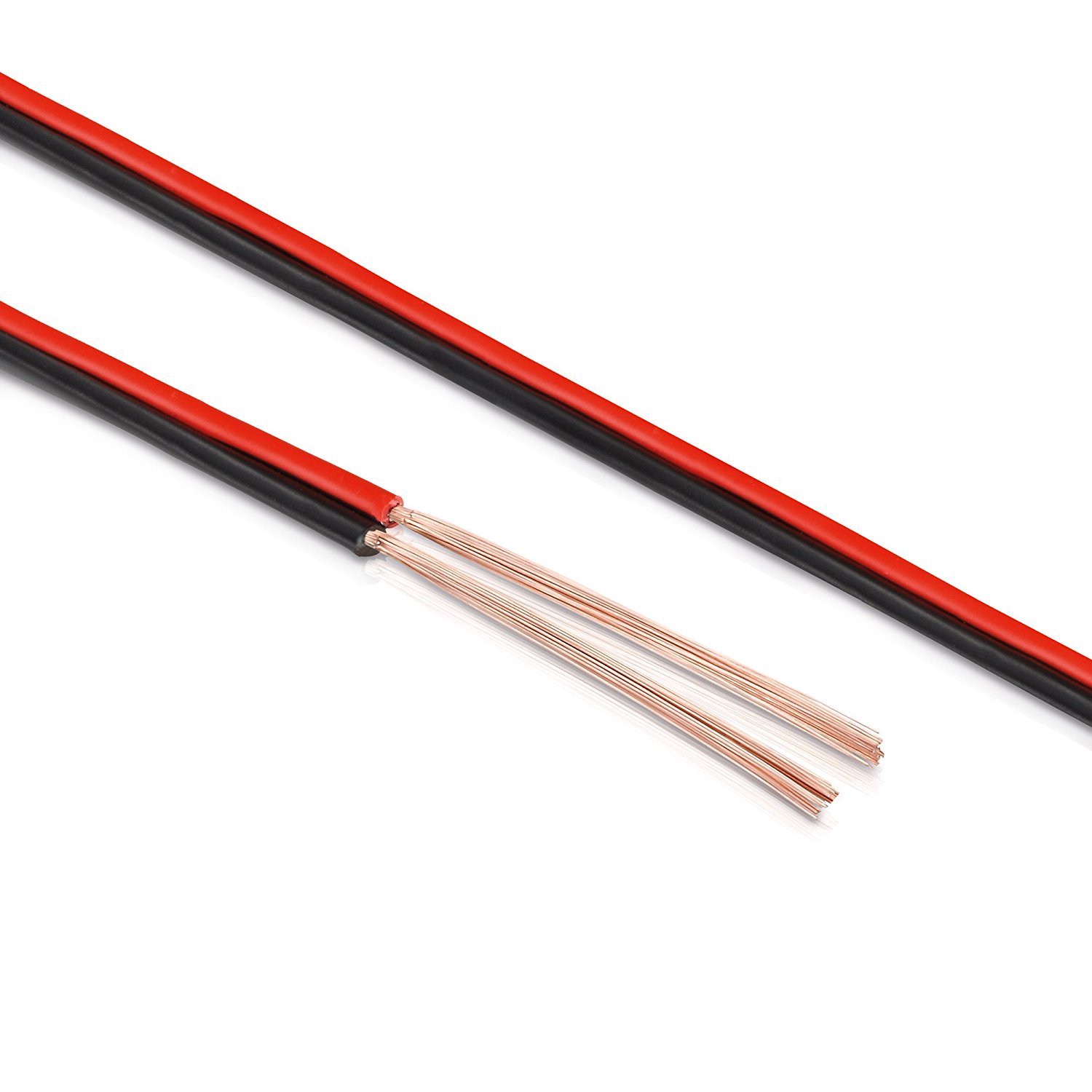 Manax Câble de Haut-Parleur 2 x 1,50 mm² CCA (Box Câble-Câble