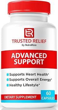 Trusted Relief Capsules, Official TrustedRelief Complete Support Pills, All Natural Formula for Stable Levels & Healthy Circulation, Premium Supplement Reviews 60 Capsules