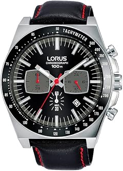 Lorus Sport Mens Analog Quartz Watch With Leather Bracelet Rt359Gx9 - Best Deal Finder