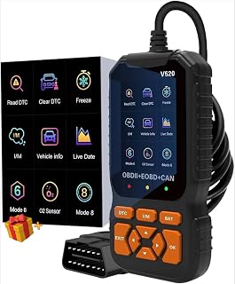 Professional OBD2 Car Diagnostic Scanner V520 Vehicle OBDII/EOBD Diagnostic Tool, Check Engine with Read/Delete Error Code, Car Code Reader, Support 10 Languages, Universal for Cars After 1996