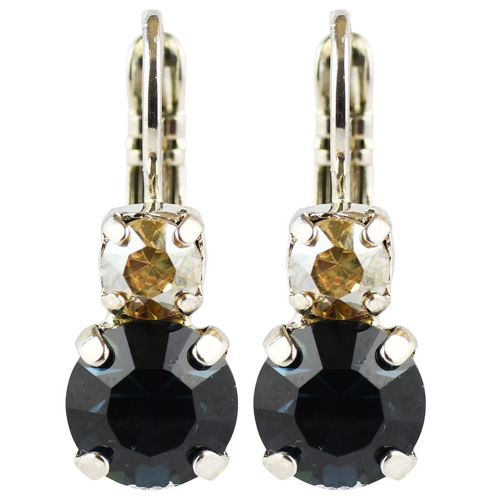 MarianaJewelry Fairytale Earrings, Rhodium Plated with Crystal, Crystal, not known