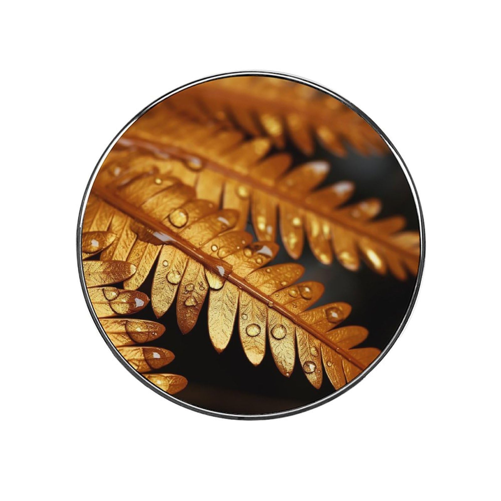 Fridge Magnets Waterproof Small Strong Magnets for Fridge Fern Leaves Refrigerator Magnets Kitchen Accessories Cute Decorative Magnets for Whiteboard Locker Office Home Decor