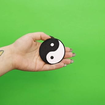 Yin Yang Symbol Patch Peace Embroidered Iron On