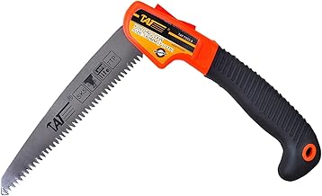 HAXO Heavy Duty Plant Cutter - Folding Hand Saw for Tree Pruning, Camping, Gardening, Hunting. Cutting Wood, PVC, Bone with Ergonomic Handle Design