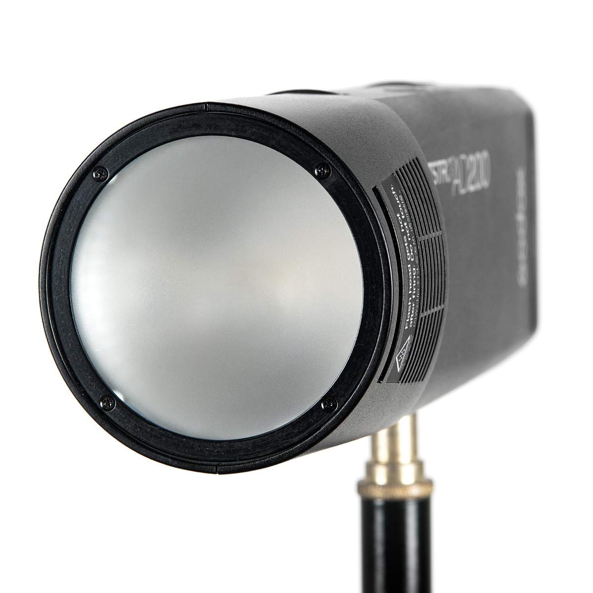 Godox H200R Cabezal de Flash Redondo AD200 AD200 Pro AD200Pro II,200Ws Potencia,Tubo de Flash Espiral,Efectos de Luz Naturales y Suaves,180g Ligero y Portátil