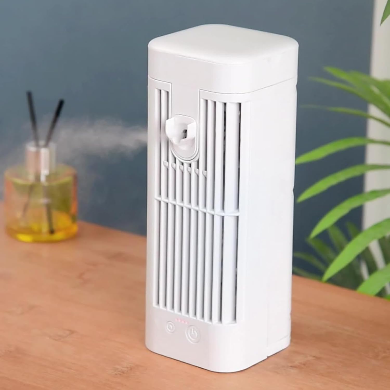 Desktop 120ML Water Tanks Air Conditioners with Night Light Usb Rechargeable Miniature Misting Cooling Fan Air Coolers Evaporative Coolers