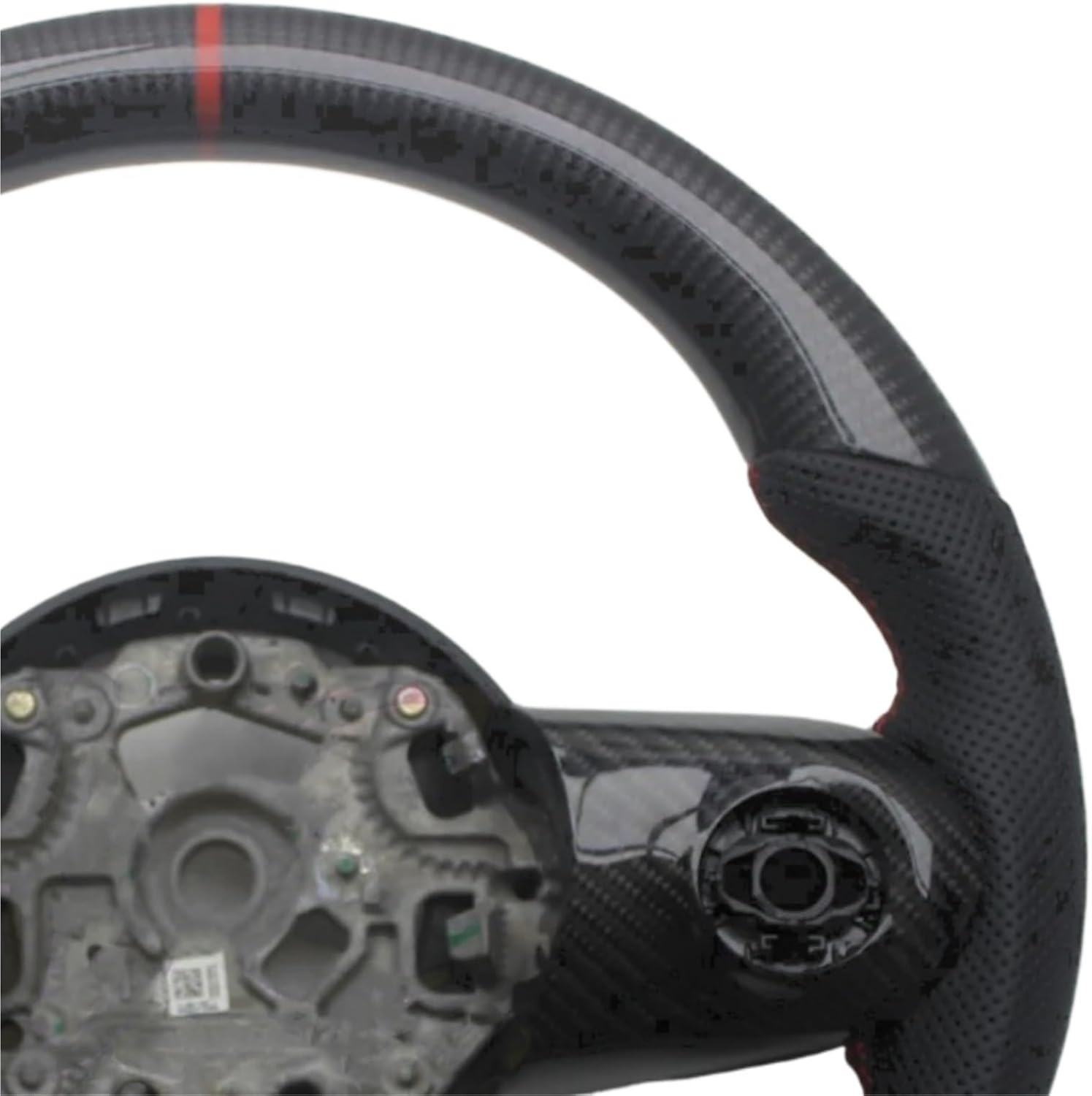 Replacement For BMW MINI F55 F56 F57 F60 Leather Carbon Fiber Steering Wheel Car Accessories
