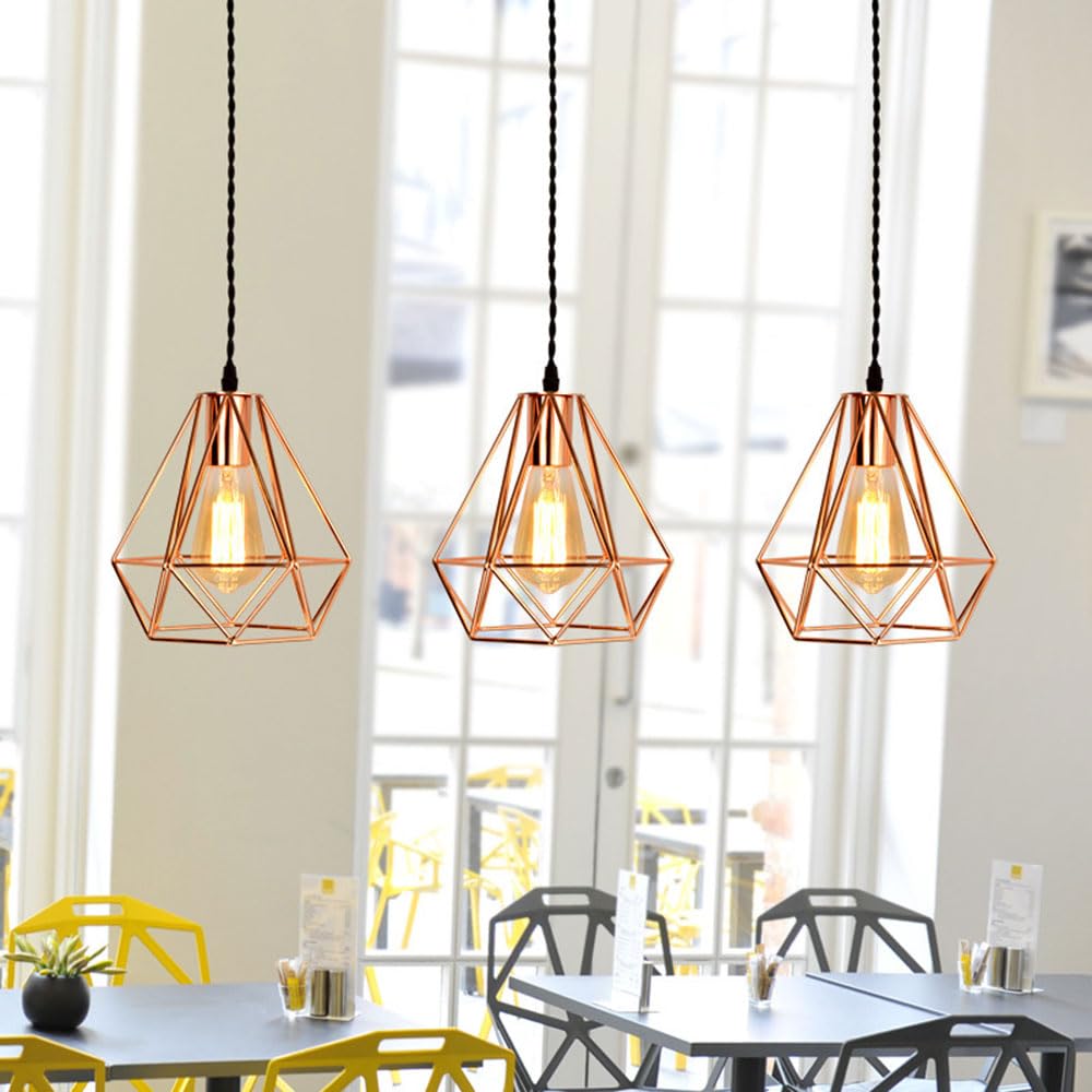 Lampa Wisząca E27 Z Pojedynczą Głowicą Żyrandol Industrialny Z Abażurem STVDEDG