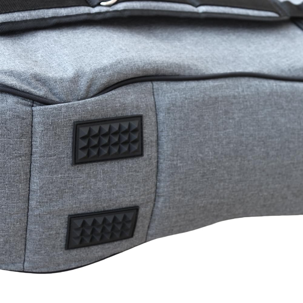 Custodia per violoncello 4/4 per violoncelli elettrici classici, resistente, impermeabile, con cinghie, imbottitura in schiuma ad alta densità, fodera in velluto, tasche in colofonia per
