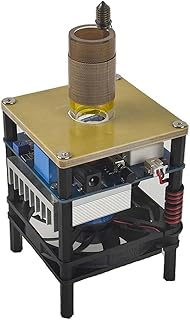48V Tesla Coil Electronic Candle, Frequency Electronic Candle, Plasma Flame Experimental Coil Set, Resonant Frequency Approx 17.5 MHz, Science Experiment Model