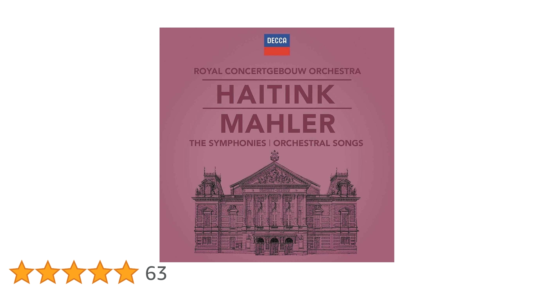 Mahler: The Symphonies & Song Cycles: Amazon.co.uk: CDs & Vinyl