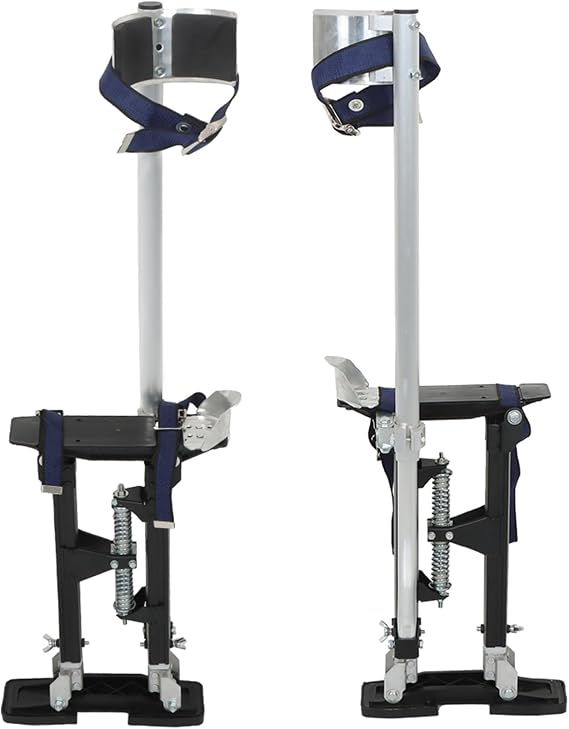 1Pcs Drywall Stilts 24-40 Inch Drywall Stilt Aluminum Alloy Adjustable Stilts