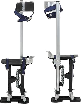 1Pcs Drywall Stilts 24-40 Inch Drywall Stilt Aluminum Alloy Adjustable Stilts