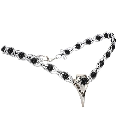 CoTeeZa Viking Fairy Crown Headpiece - Medieval Circlet Crow Crown Celtic Tiara - Silver