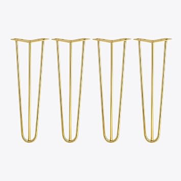 Mart  71 cm Gold Alt n 4l  Set Metal Masa ve Sehpa Aya  Dayan kl  Mobilya Y kseltici Destek Modeli