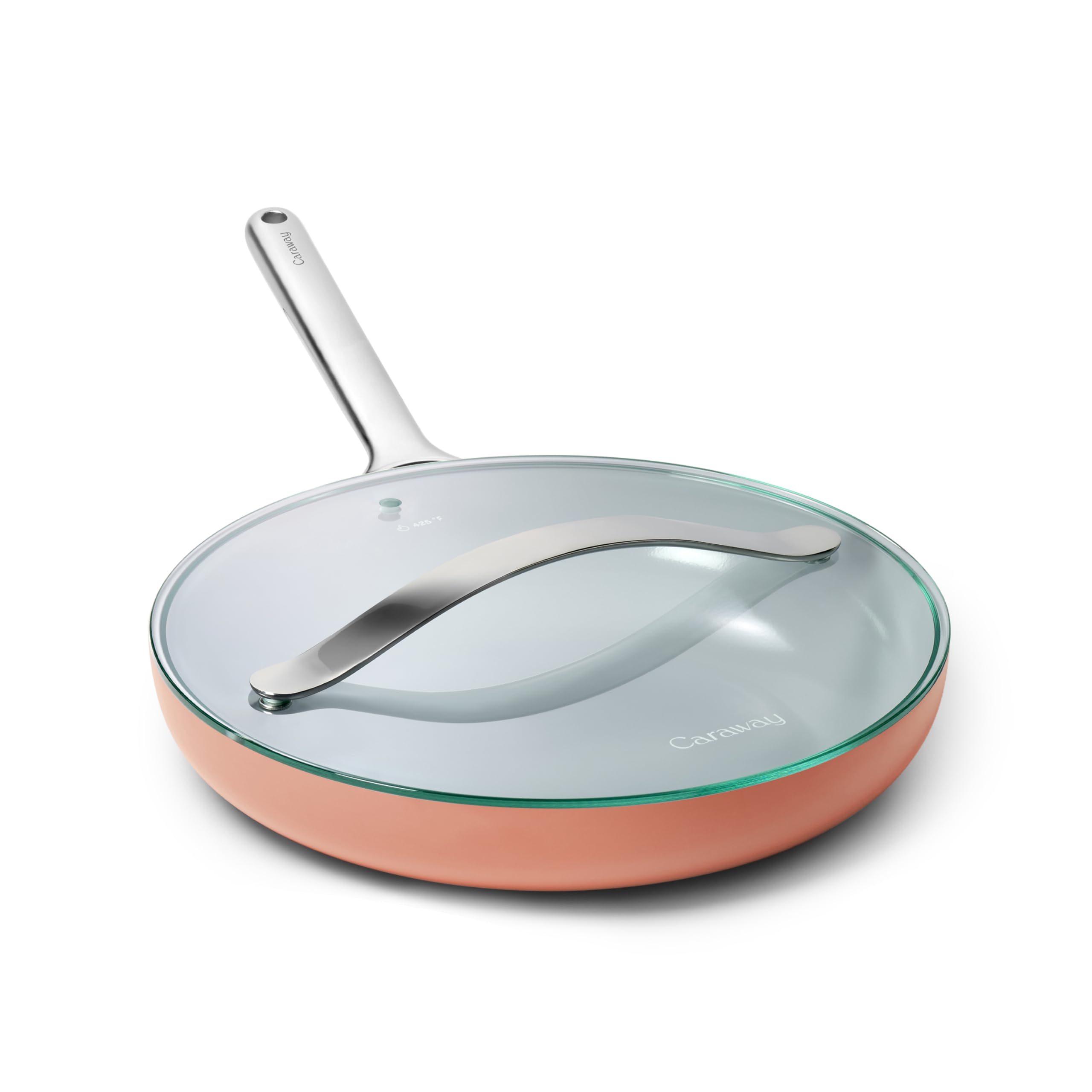 Caraway 12" Non-Stick Ceramic Frying Pan with Glass Lid