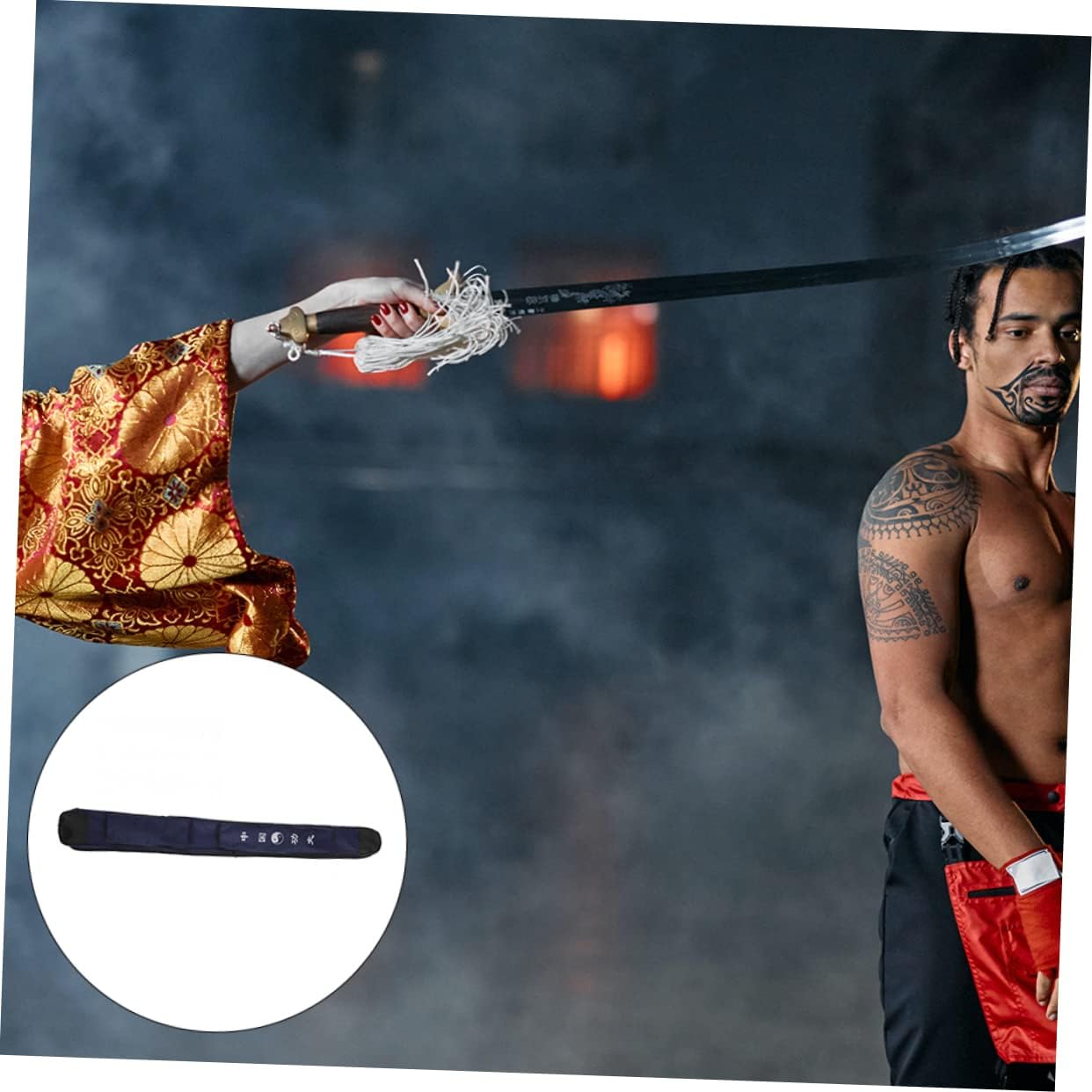 Tai Chi Sword Sheath Bag Thicken Canvas Collect Bag for Swords Martial Arts