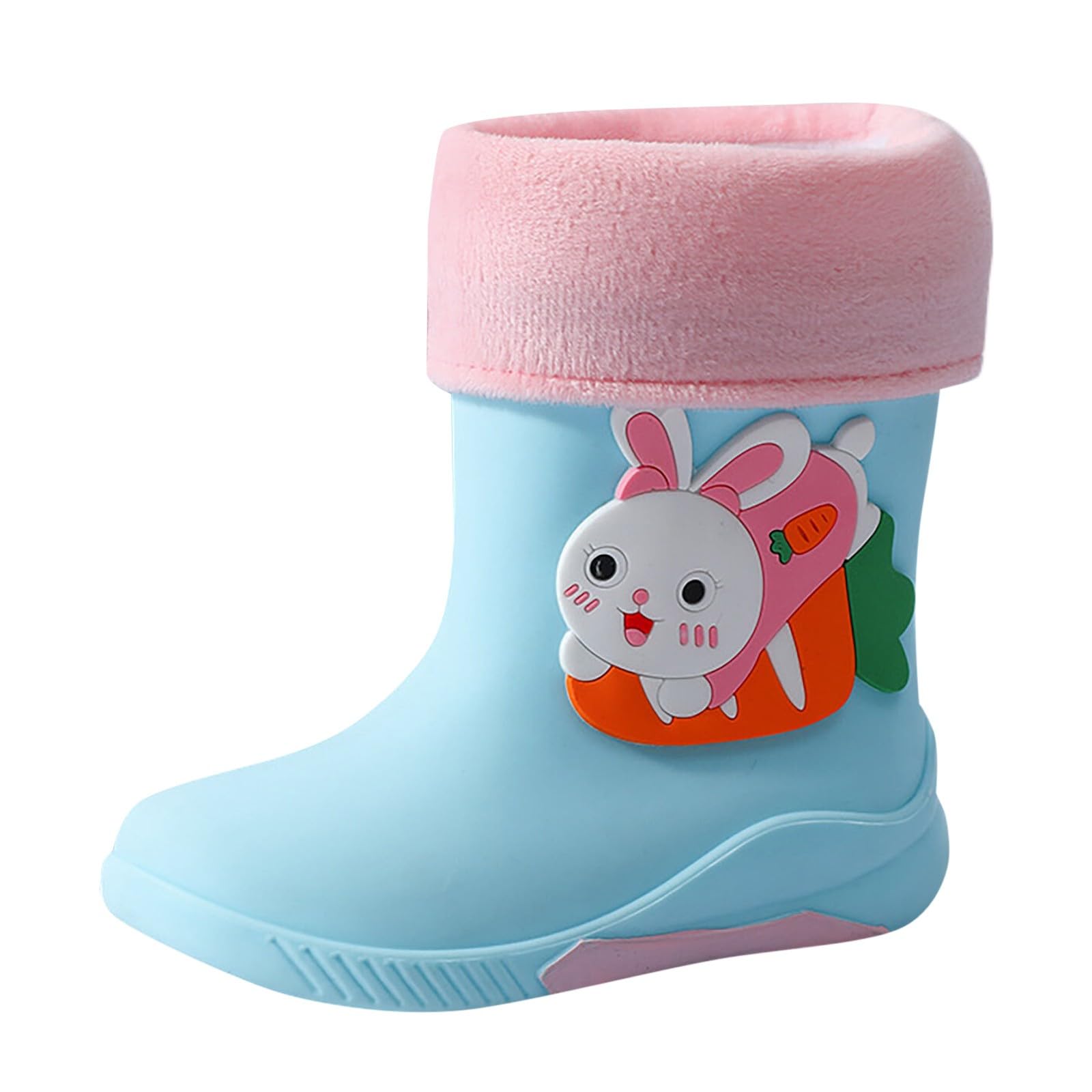 Pxjsdwe Kinder Regenstiefel Unisex - Wasserdicht & Rutschfest
