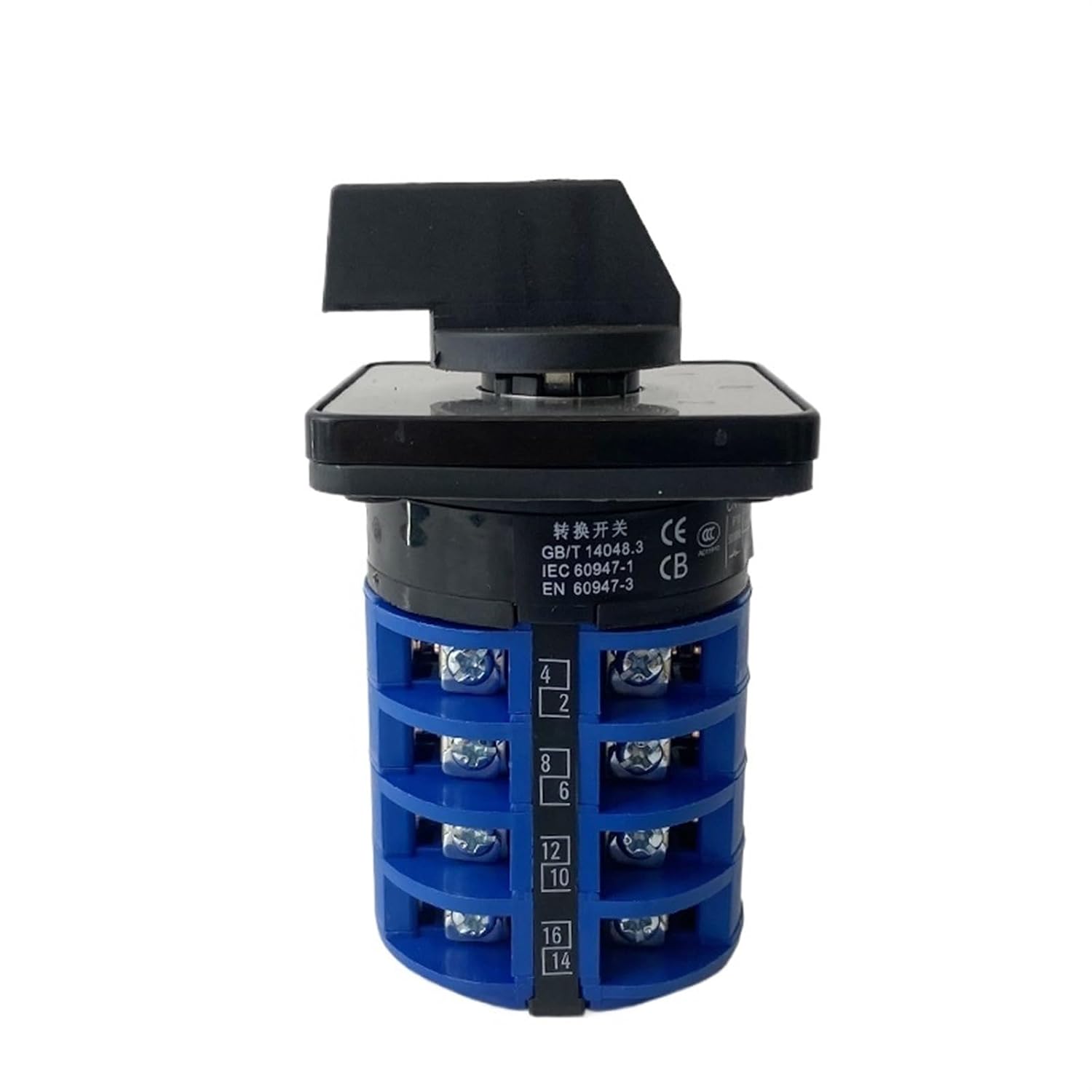 Electric YMW26-32/4 32A 4 Poles 3 Position Control Circuit Changeover Rotary Knob Cam Switch 1Pcs