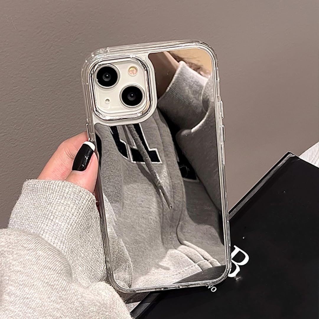 Étui silicone iPhone 13 Pro Max finition miroir luxe protection intégrale - 6