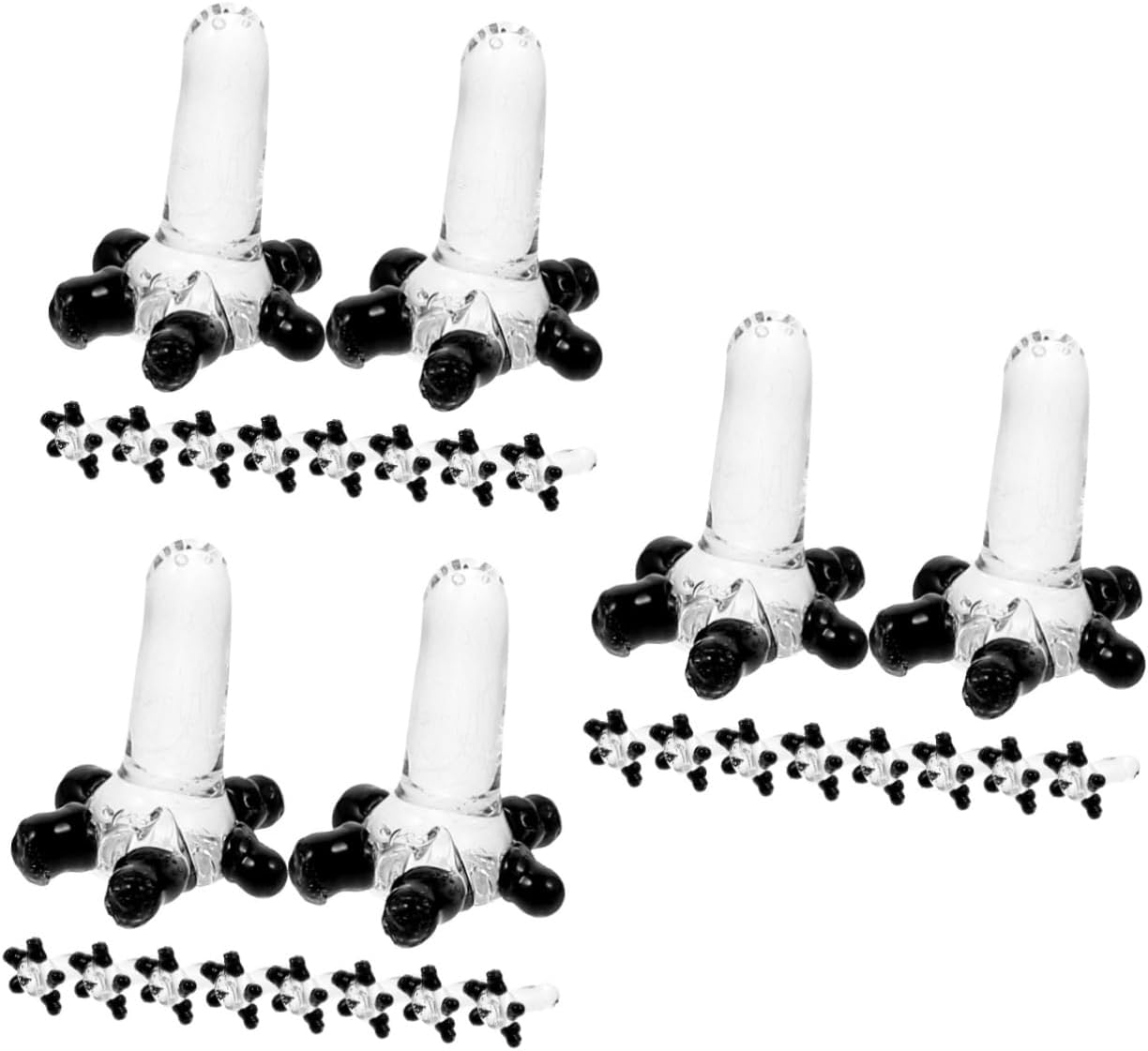 BESPORTBLE 90pcs Decorative Glass Beads for Stylish Vase Filler Beads Glass for Flower Arrangements Aesthetic Appeal Home