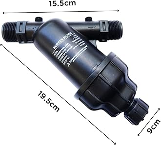 WaterLabs 121Y Water Tank Filter | BIS Certified | Screen Filter | 90 Micron | with Cleaning Brush and Teflon Tape | 1 Year Warranty | Sediment Filter for Home