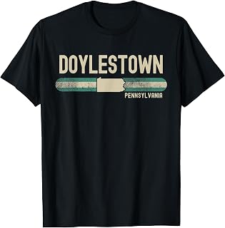 Doylestown PA | Pennsylvania | Travel & 80s Style T-Shirt