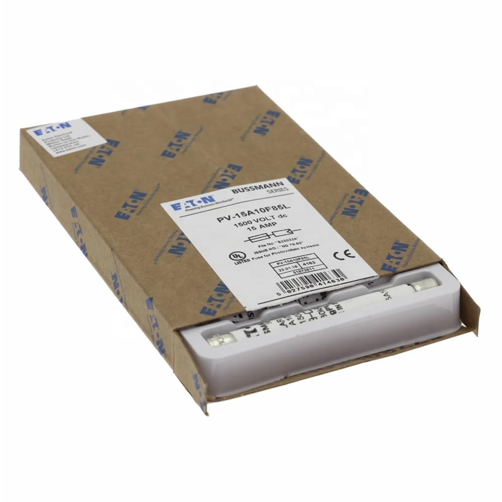 Portafusibili for Auto con Fusibile Termico Fusibile di Sicurezza a Bassa Tensione PV-3A/4A/10A/12A/15A/16A/20A/25A10F85L 1500VDC 10x85mm