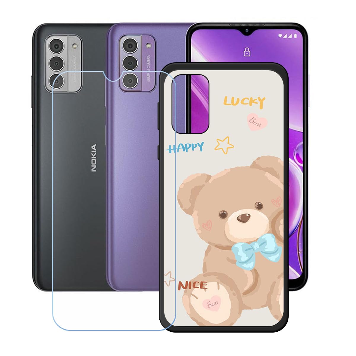 Custodia Fashion Telefono EASSGU TPU Silicone Custodia Per Nokia G42 5G ( 6.56 Inches), Cover Custodia Protettiva Antiurto