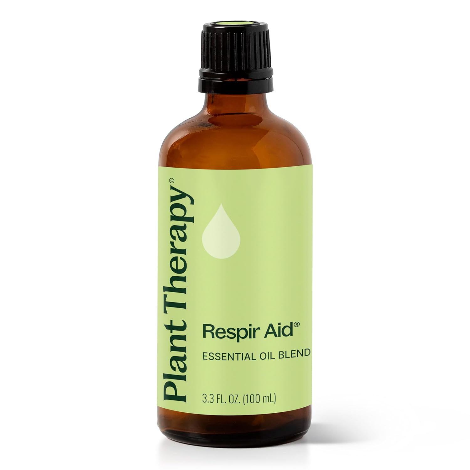 Plant Therapy Respir Aid Essential Oil Blend 100 mL (3.3 oz) Sinus, Airway and Congestion Clearing Synergy Blend 100% Pure, Undiluted, Natural Aromatherapy, Therapeutic Grade