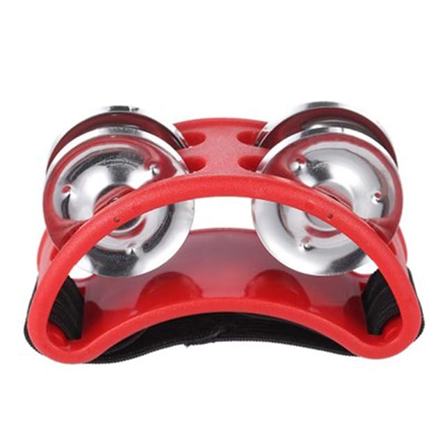 Foot Tambourine Percussion Musical Instrument 1Pieces Metal Jingle Bell