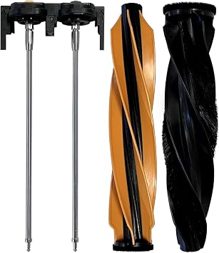 Replacement Accessory Kit Compatible with Dreame X50 Ultra/ L50 Ultra/ L40s Ultra/ Aqua10 Series/ D20 Plus/ D20 Pro Plus/ Matrix10 Ultra Robot Vacuum Cleaners 2 Main Brushes, 1 Main Brush Holder