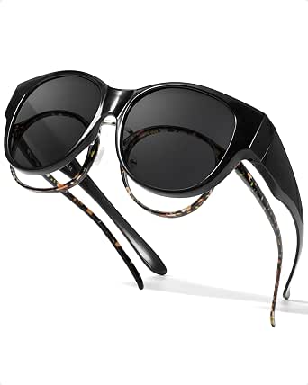 Polarized Fit-Over Sunglasses - Round Frame UV400 Protection  display picture 1