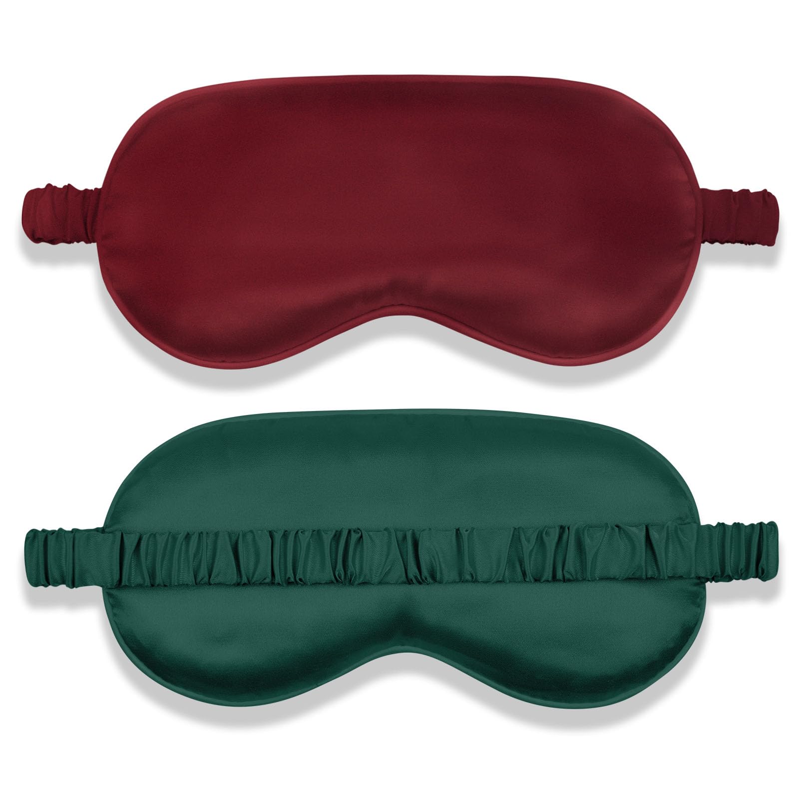 Amrules 2 Pack Silk Sleep Mask Set Adjustable, Blush Pink & Black — Amazon image 11