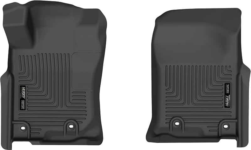 Tapetes automotivos dianteiros Husky Liners Weatherbeater para Toyota 4Runner 2013–2024 e Lexus GX460 2014–2023, preto, 2 peças, código 13721